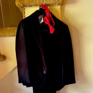 Nautica suit size 8(jacket, pants, shirt, bow tie)